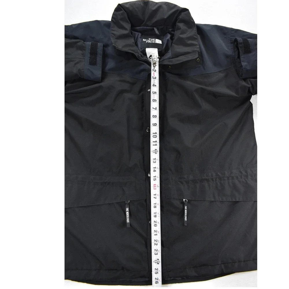 The North Face HydroSeal Mountain Jacket Mens XL Navy Black Full Zip Parka Shell